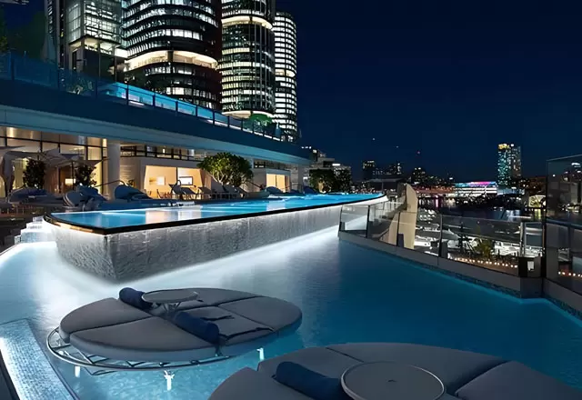 Schwimmbadbeleuchtung f&uuml;r ein erstklassiges Hotel in Sydney
