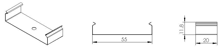 Typ 1, Metallclip
