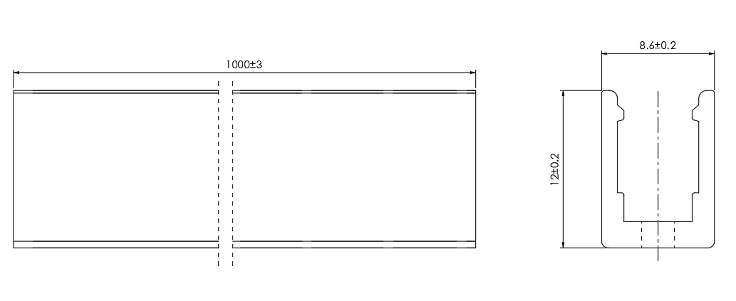  8.1 1-Meter-PC-Profil