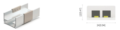 Typ 3, AL-Clips f&uuml;r Au&szlig;enanwendung (50 mm pro St&uuml;ck)