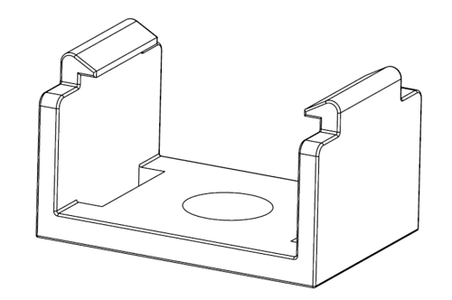 Typ 1, transparente Clips f&uuml;r Innenanwendung